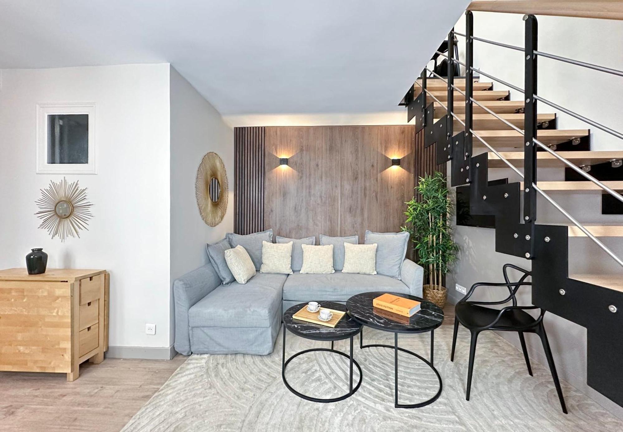 Stylish & Chic Duplex Near Eiffel Tower Apartment Paris Ngoại thất bức ảnh