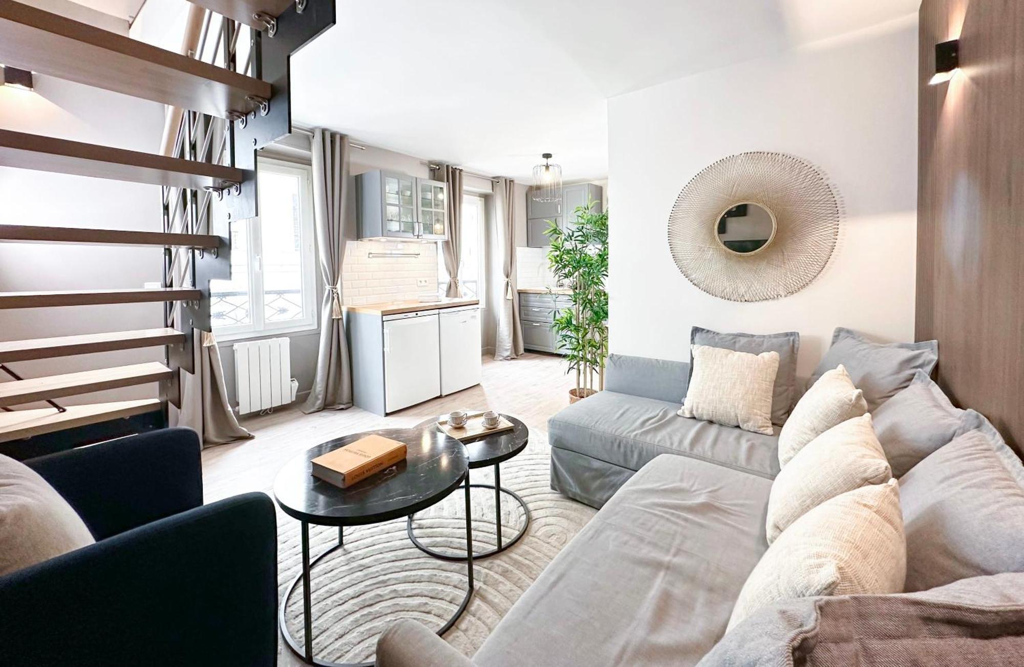 Stylish & Chic Duplex Near Eiffel Tower Apartment Paris Ngoại thất bức ảnh